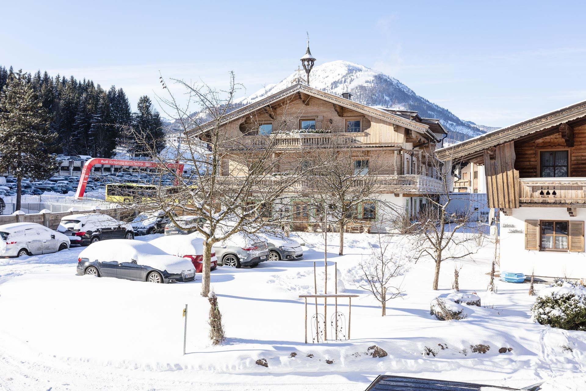 Radfahrer am Fleckalmsee