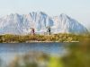 Radfahrer am Fleckalmsee