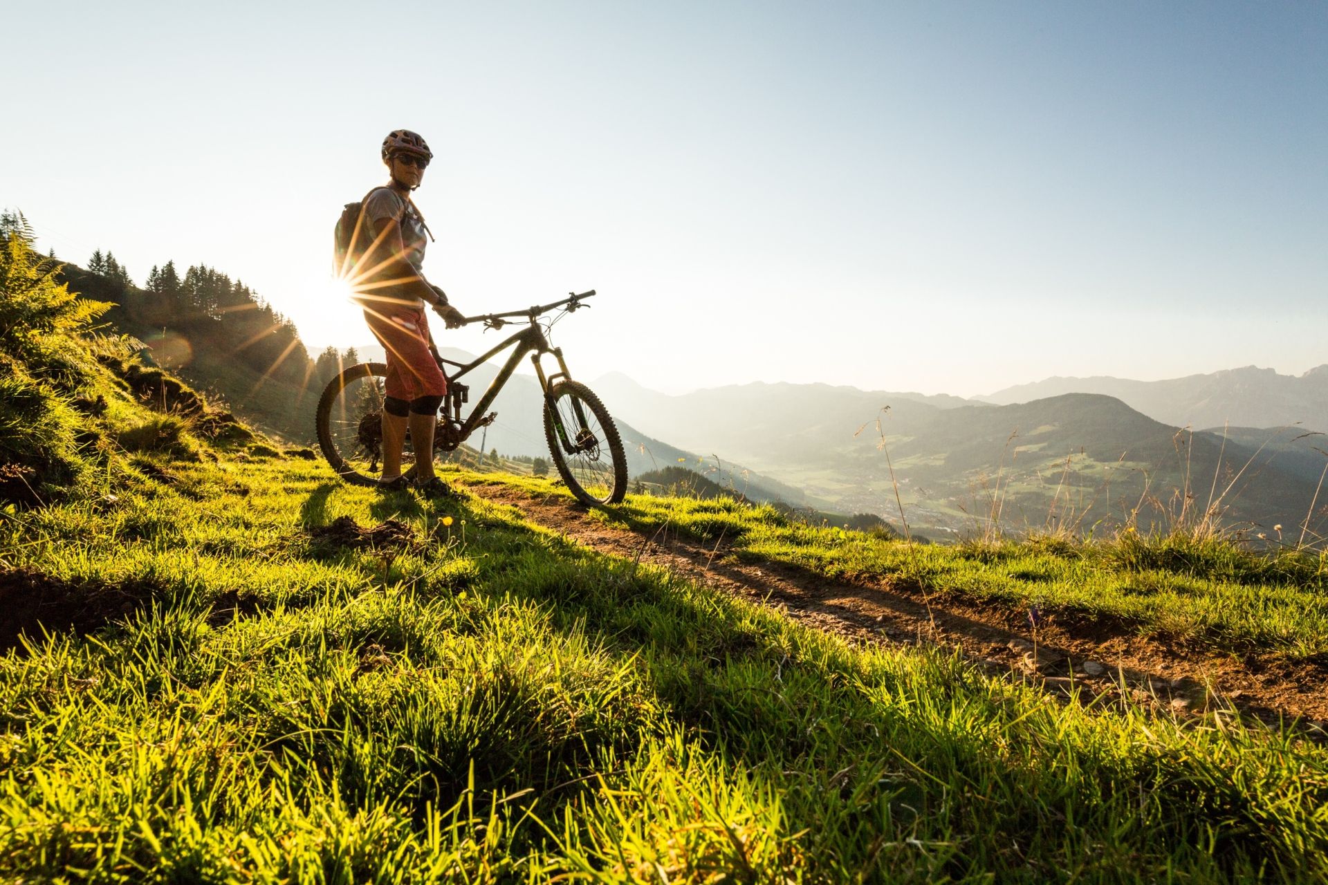 Radfahrer in Kirchberg