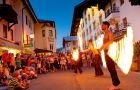 Feuerkünstler in St. Johann